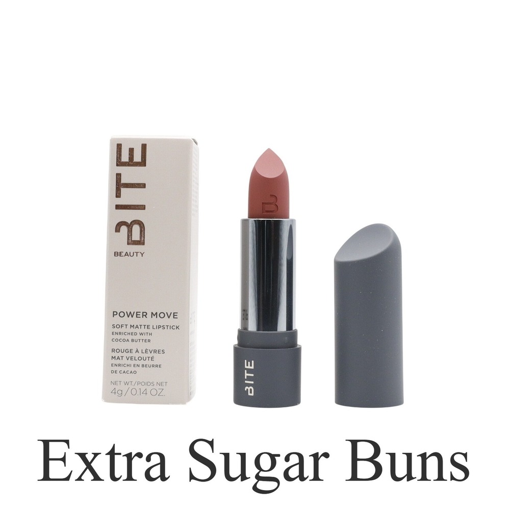 Bite Beauty - Power Move Soft Matte Lipstick - Extra‎ Sugar Buns - 0.14 oz.